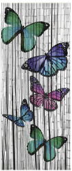 Maximex Perdea de ușă din bambus 200x90 cm Butterflies - Maximex