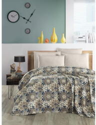Mila Home Cuvertură maro din bumbac 200x230 cm Pique - Mila Home