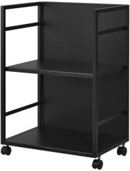 YAMAZAKI Etajeră pe roți neagră din metal 42x60 cm Tower - YAMAZAKI Raft