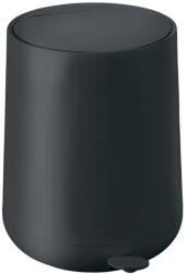 ZONE Coș de gunoi negru cu pedală din plastic 5 l Nova - Zone Cos de gunoi