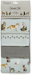 Cooksmart ® Set 3 prosoape de bucătărie Cooksmart ® Curious Cats
