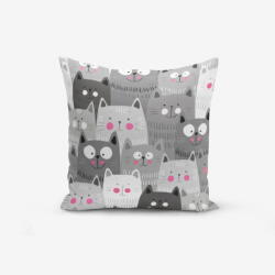 Minimalist Cushion Covers Față de pernă cu amestec de bumbac Minimalist Cushion Covers Catty, 45 x 45 cm Lenjerie de pat