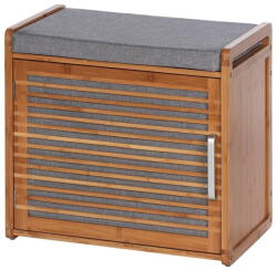 WENKO Pantofar gri/maro cu bancă din bambus Bahari - Wenko - bonami - 386,30 RON