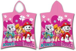 Jerry Fabrics Poncho pentru copii roz din frotir Paw Patrol - Jerry Fabrics