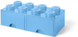LEGO® Cutie de depozitare cu 2 sertare LEGO®, albastru deschis