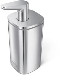 simplehuman Dozator de săpun lichid argintiu din oțel inoxidabil 295 ml - simplehuman