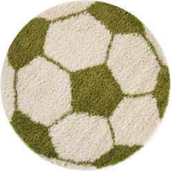 Ayyildiz Carpets Covor pentru copii verde/crem ø 100 cm Fun - Ayyildiz Carpets