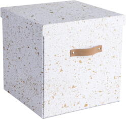 Bigso Cutie de depozitare Bigso Box of Sweden Logan, auriu-alb