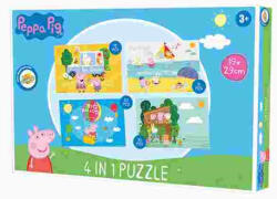 W&O Peppa malac puzzle 4 az 1-ben (ARJ040673D)