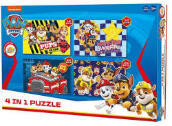 W&O Mancs Őrjárat Pups puzzle 4 az 1-ben (ARJ054762D)