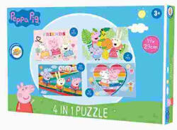 W&O Peppa malac puzzle 4 az 1-ben (ARJ040673B)