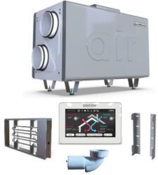 DEFRO air DRX 400 H, hővisszanyerős szellőztető, 450 m? /h, elektromos előfűtővel, LCD kijelzővel, automata bypassal (REKU-DRX-400-H)