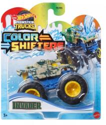 Mattel Hot Wheels: Monster Trucks színváltós autó - Invader (HVH87)