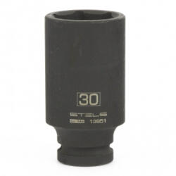 STELS 30x78mm 1/2' HEX hosszított gépi dugókulcs professional (13951) (13951)