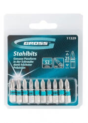 GROSS PH1x25mm 10db professional bitkészlet (11329) (11329)