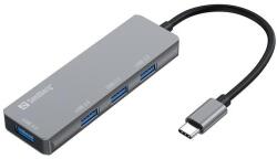 Sandberg USB-C tartozék, USB-C Hub 1xUSB3.0+3x2.0 SAVER - kontaktor