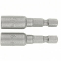 MTX 6x45mm mágneses dugókulcs fej csavarozóba 2db CrV (115669) (115669)