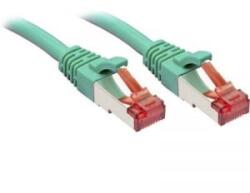 Lindy RJ45 Hálózat Csatlakozókábel CAT 6 S/FTP 0.50 m Zöld Védővel LINDY (47746)
