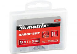 MTX PZ1x50mm, 10db bitfejkészlet 45X műanyag tokban (113869) (113869)