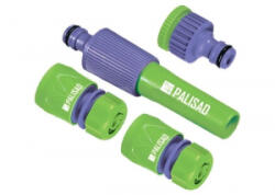 PALISAD 1/2-3/4' 4db-os szett, szórópisztoly autoStop tömlőcsatlakoztató (651798) (651798)