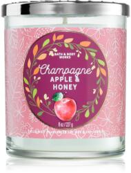Bath & Body Works Champagne Apple & Honey illatgyertya 227 g