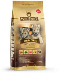 Wolfsblut Wild Duck Large Breed Puppy hrana catei rasa mara 12, 5 kg cu rata