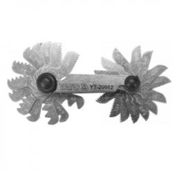 TOYA 28 lapos metrikus Menetfésű 0, 25-6, 0 mm 60° és Whitworth 4-62 mm 55° (YT-29982) (YT-29982)