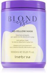 Inebrya BLONDesse No-Yellow Mask haj maszk semlegesíti a sárgás tónusokat 1000 ml