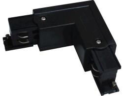 GREENLUX TRACK L CONNECTOR L-R 4W BLACK - Csatlakozó szalag csatlakozó (GXTR030)