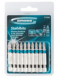 GROSS PZ1x50mm 10db professional bitkészlet (11344) (11344)