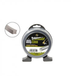 ALULON 2, 4mm ALU extraerős pótdamil négyszög profil 15m (AKQ24M15) (AKQ24M15)