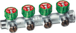 FAR Multifar szelepes osztó, 4 kör, eurokónuszos 1" KB4x3/4" (3824134EU)