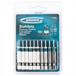 GROSS TORX6x50mm 10db professional bit S2 acél (11466) - aqua