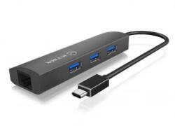 RaidSonic 3x Port USB 3.0 + Gigabit-LAN Hub (IB-HUB1406-C)