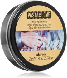 Davines Pasta & Love Strong-Hold Mat Clay стилизиращ клей за коса матов 50ml