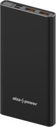 AlzaPower Metal 10000 mAh Fast Charge + PD3.0 - fekete (APW-PBM10CFB)