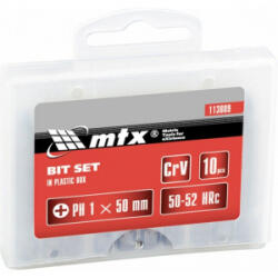 MTX PH1x50mm, 10db bitfejkészlet 45X acél tokban (113809) - aqua