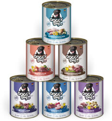Doggy Dog 6x800g Doggy Dog Adult nedves kutyaeledel Mix csomag 1 (6 változattal)