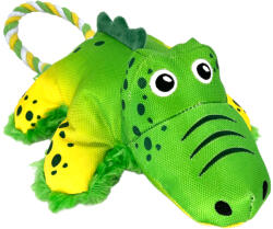 KONG KONG Cozie Tuggz alligátor kutyajáték - M/L méret: kb. H 38 x Sz 20, 3 x M 10, 2 cm