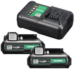 HiKOKI (Hitachi) akkumulátor töltő UC12SL-2xBSL1240M 12V, 2x4, 0Ah (UC12SL-2xBSL1240M) - megatool