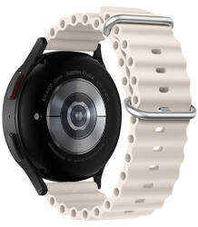 Forcell F-Design FS01 Samsung Galaxy Watch 20mm szíj, bézs - speedshop