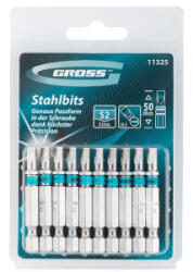 GROSS SL5x50mm 10db professional bitkészlet (11325) - aqua