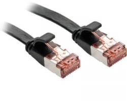 Lindy RJ45 Hálózat Csatlakozókábel CAT 6 U/UTP 3.00 m Fekete Védővel LINDY (47573)