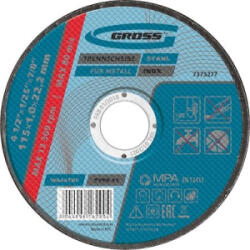 GROSS 230x2, 0mm M14 Inox professional vágókorong (7379277) (7379277)