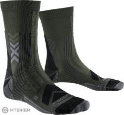 X-BIONIC X-SOCKS HIKE EXPERT SILVER CREW zokni, sötétzöld (EU 39-41)