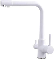 Bivio csaptelep víztisztítóhoz 3-utas, GRÁNIT FEHÉR, DESIGN II (3W-WT-DES-MK2)