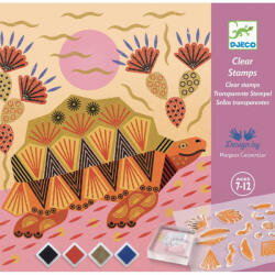 Djeco Minták és állatok - Nyomdakészlet - Patterns and animals - Djeco - DJ08966