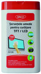 Daco Servetele curatare ecran TFT/LCD Daco SV100, 100 bucati (SV100)