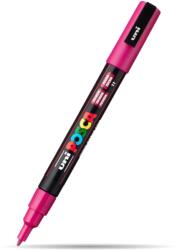 uni Marker UNI Posca PC-3M, varf 0.9 - 1.3 mm, Fuchsia (M1026)