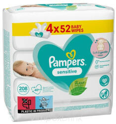 Pampers törlőkendő 4x52db Sensitive (DV_C50082)